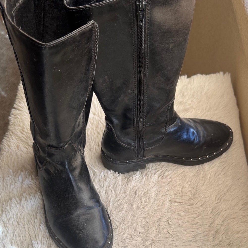 Wonder Nation Black Kids Boots